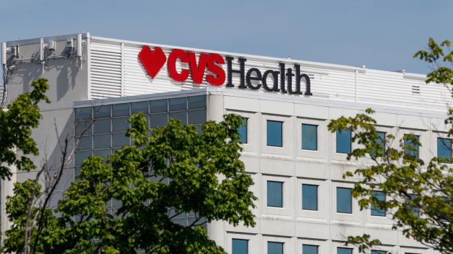 A building with the CVS Health logo.