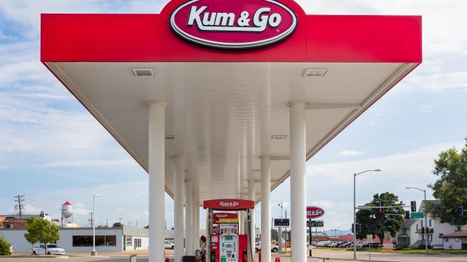 A Kum & Go gas station.