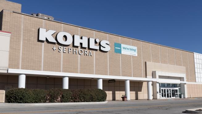 exterior of a kohl's store